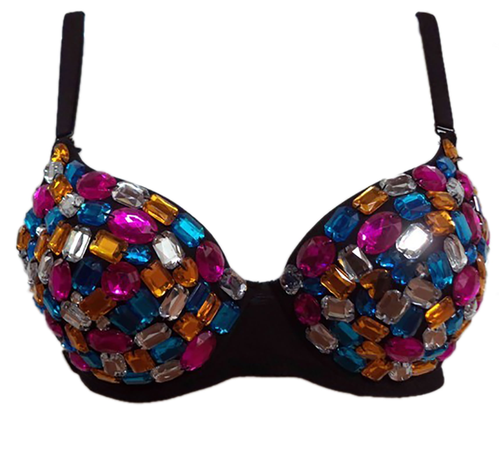 Cabaret Night Clubwear Rave Tops Clothing Halloween Bras Women Ladies ...