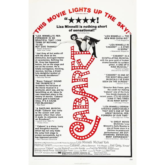 Cabaret Us Poster Liza Minnelli 1972 Movie Poster Masterprint (24 x 36)