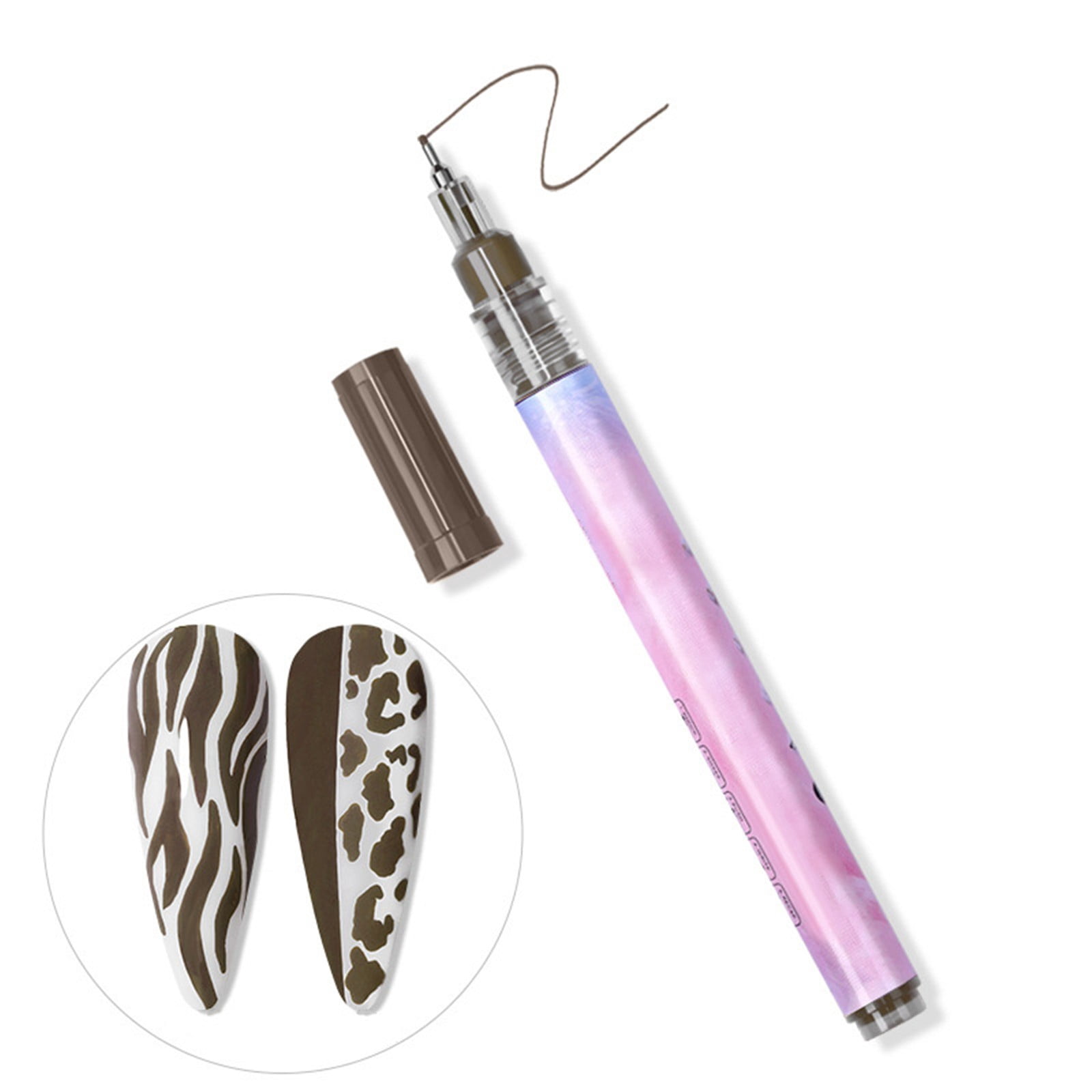 Nail Rings for Acrylic Nails Nail Pen Japanese Nail Gel Nail Pens for Kids Nail Design Polish Pen on Nail Holder Tape Dot Pen compatible with Machine Practice Hand Holder for Nails Nail