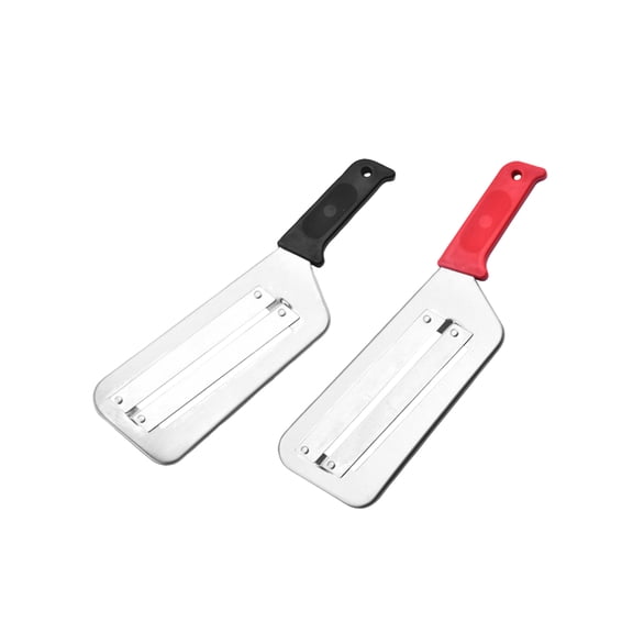 Cabbage Chopper Shredder, Cabbage Cutter Knife Kitchen Slicer Sauerkraut Cutter Coleslaw Grater, Sharp Stainless Steel Blades, Black & Red Handle