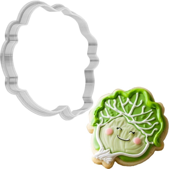 Cabbage Cookie Cutter 4 Inch Made in USA by WONDERTORY