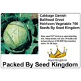 thumbnail image 1 of Cabbage Danish Ballhead Great Heirloom Vegetable 700 Seeds By Seed Kingdom, 1 of 1