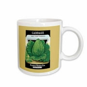 Cabbage Early Jersey Wakefield Seed Packet from Card Seed Company 11oz Mug mug-169679-1
