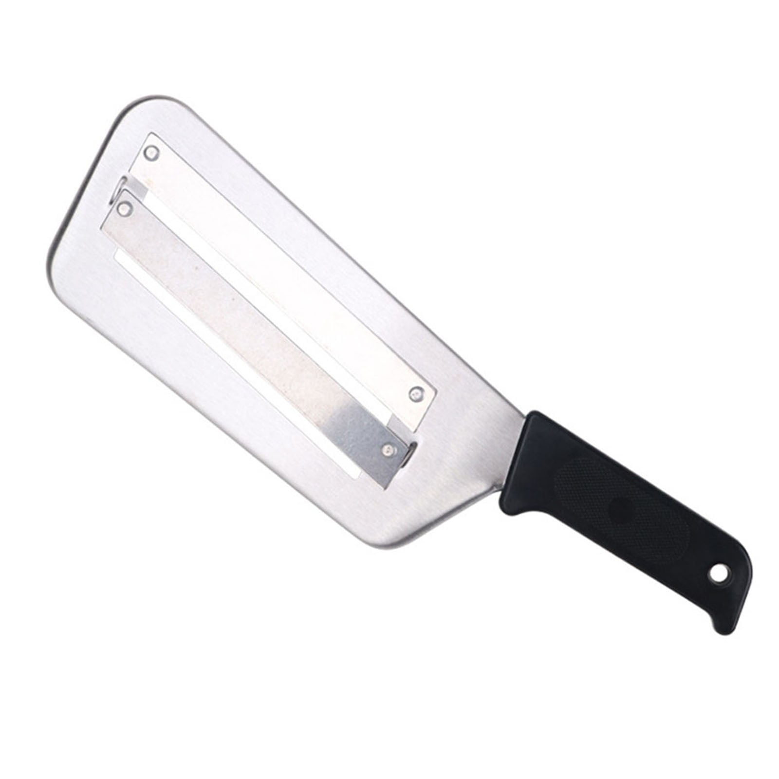 Wooden Cabbage Shredder For Coleslaw & Sauerkraut - 16.6" Heavy Duty Slicer With 2 Stainless Steel Blades