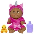thumbnail image 1 of Cabbage Patch Doll Brown Eyes Bubble N Bath Unicorn Pink 9 inch Doll, 1 of 1
