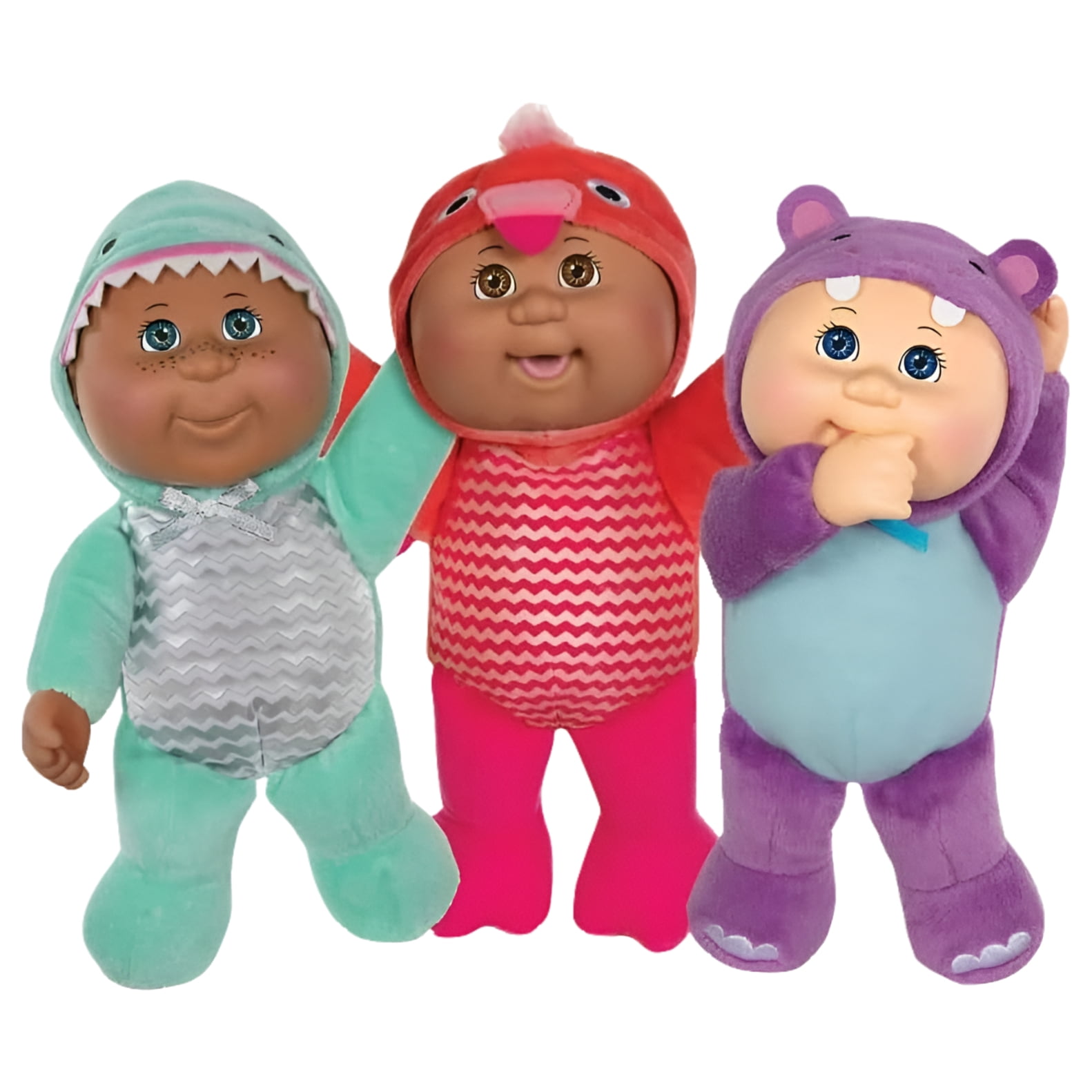 Cabbage Patch Kids ぬいぐるみ 8体セット Cabbage Patch Kids Exotic Friends Collectible Cuties, 9-inch Plush