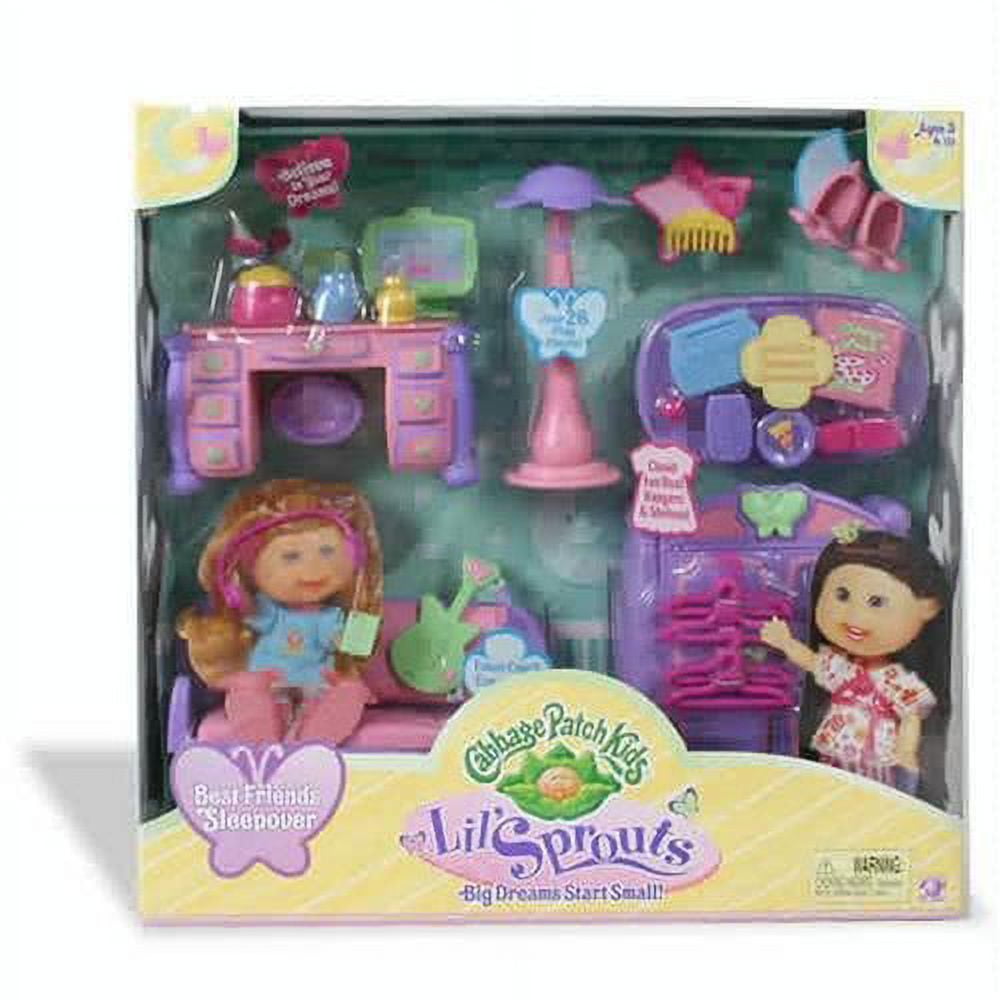 Cabbage Patch Kids Lil Sprouts Sleep Over Party Walmart