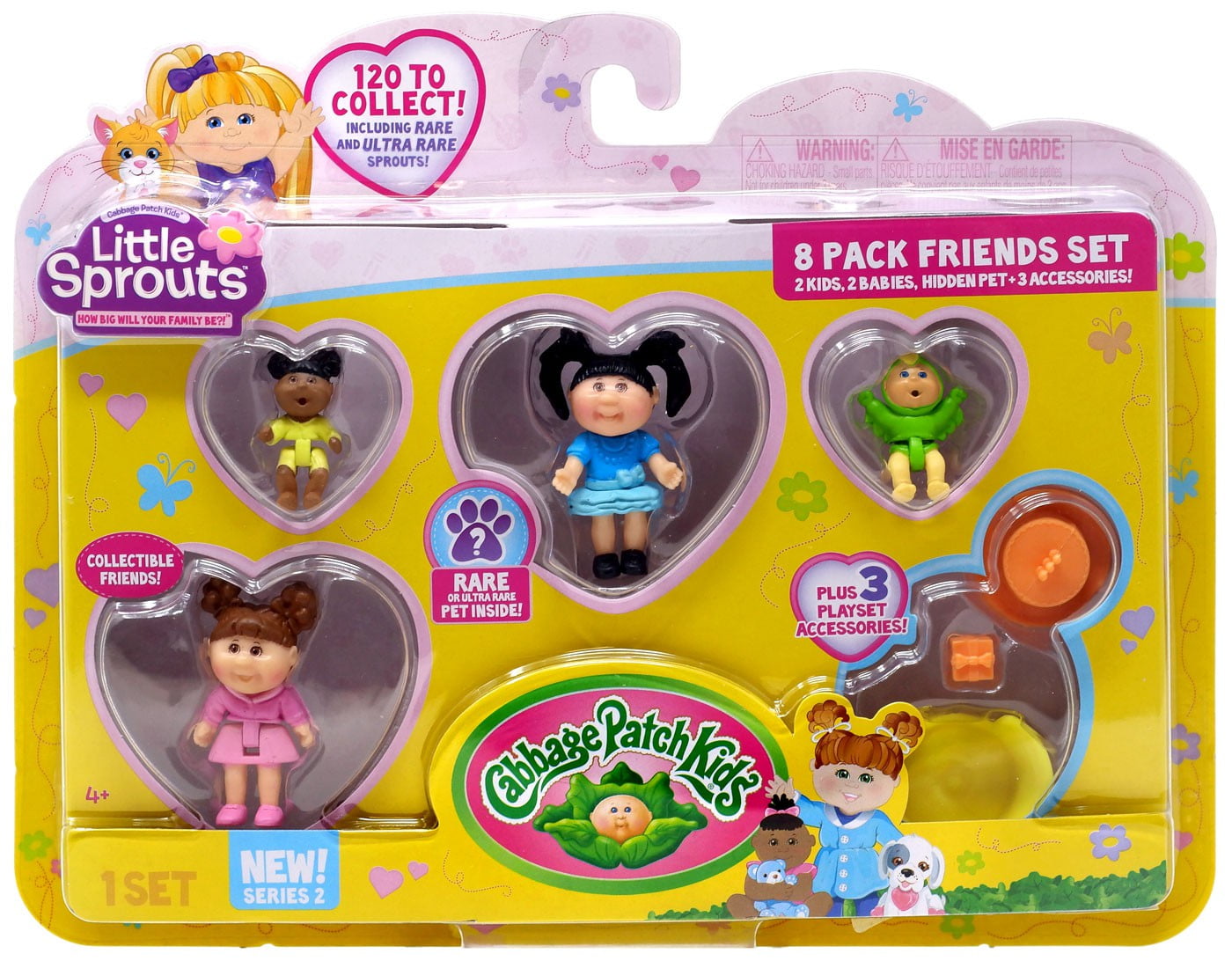 Cabbage Patch Kids Little Sprouts Series 2 Carli Lane Mini Figure 8 Pack Walmart
