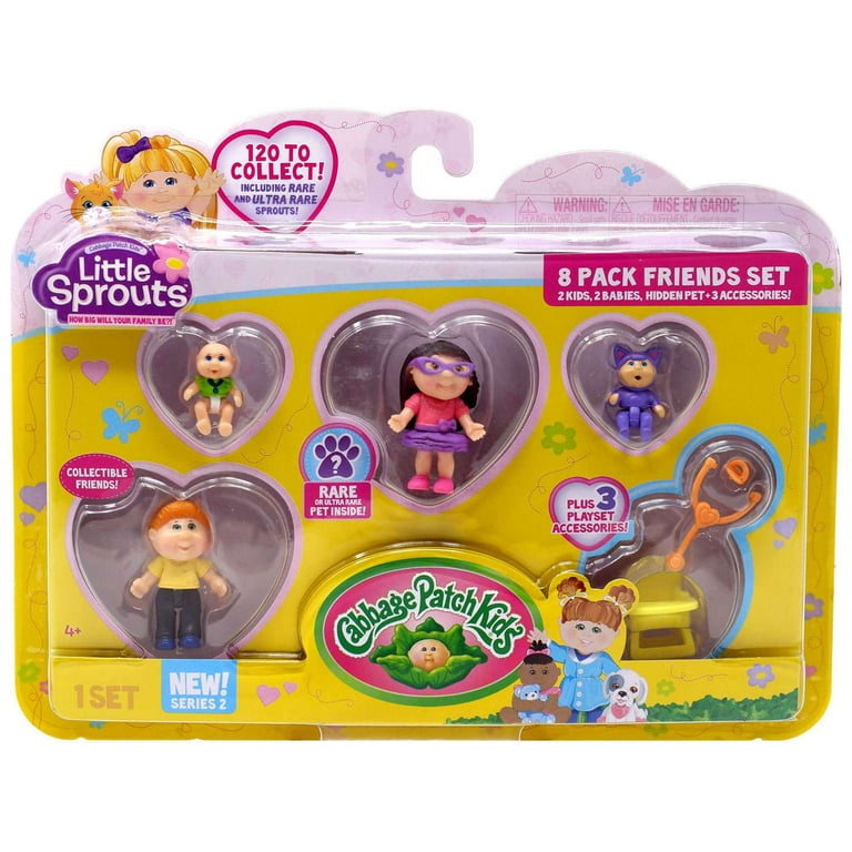 Cabbage Patch Kids Little Sprouts Series 2 Rachel Kylie Mini Figure 8 Pack Walmart