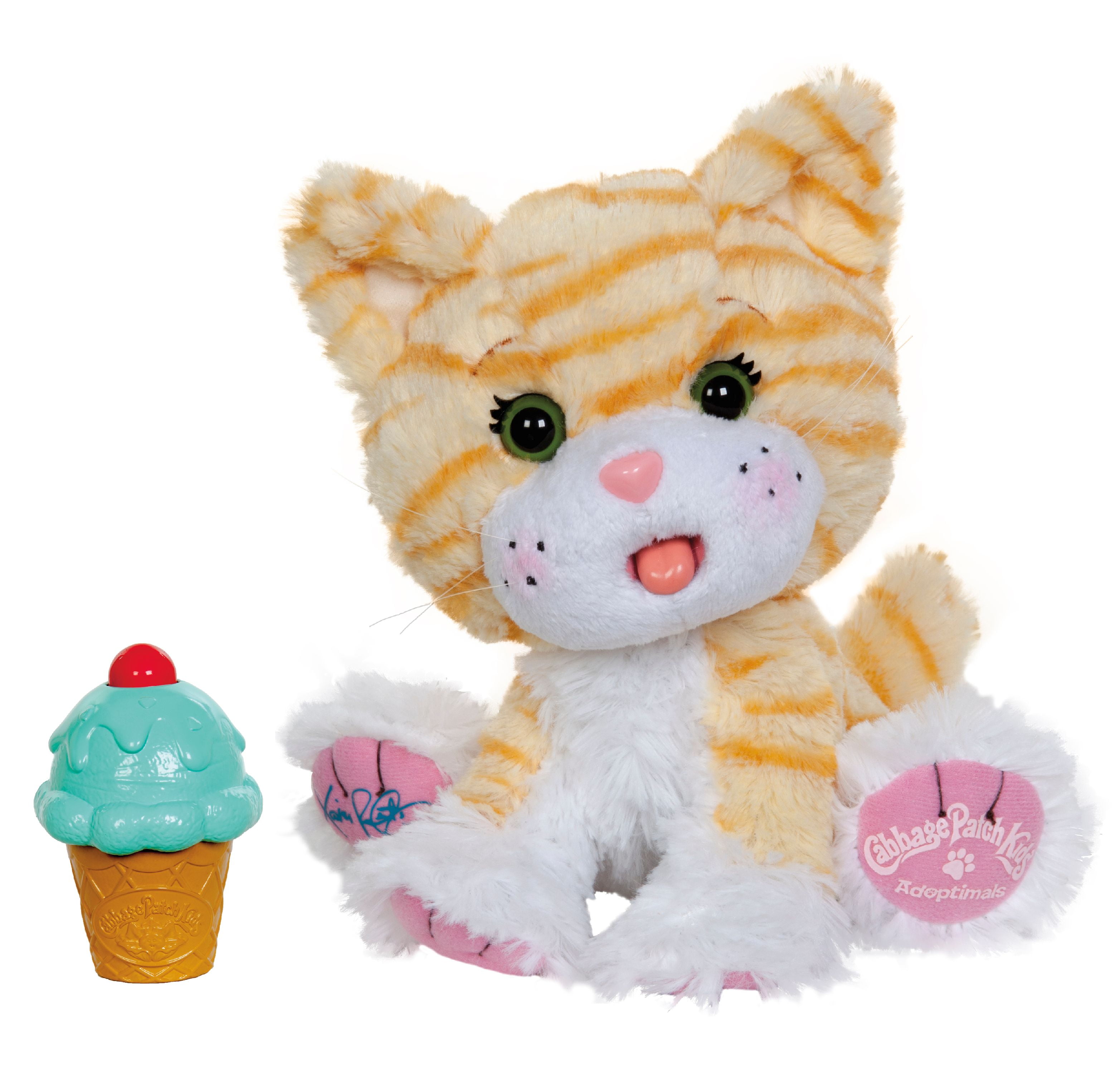 Cabbage Patch Kids Lots-of-Licks Adoptimals Plush - Tabby Kitty