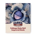 thumbnail image 1 of Harris Seeds Ruby Ball Improved Cabbage, Early Red Head Variety for Garden, Treated, 50 Count, 1 of 7