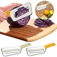 thumbnail image 1 of Cabbage Shredder for Coleslaw Sauerkraut, Manual Cabbage Slicer Cutter with Stainless Steel Blades, Lettuce Knife Peeler, Kitchen Vegetable Mandoline Slicer for Fruit Grating, 1 of 5
