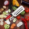 thumbnail image 1 of Cabbage Shredder Cutter | Manual Lettuce Chopper Veggie Slicer | Stainless Steel Dual Blade Kitchen Tool | Ergonomic Handle | 12.6 Inch | For Sauerkraut, Coleslaw, Salad, Cheese | Easy to Clean, 1 of 7