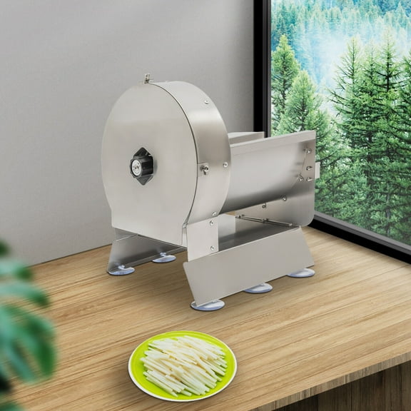 Cabbage Shredder Silver Commercial Potato Slicer Fruit Vegetable Slicing Machine