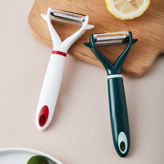Cabbage Shredder Slicer Peeler 2-Pack, Large Y-Shaped Wide Blade, Ideal for Coleslaw, Sauerkraut & Vegetables