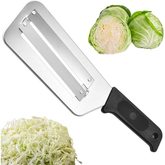 Cabbage Shredder for Coleslaw, 2026 Upgraded Stainless Steel Lettuce Slicer, Multi-Functional Vegetable Grater for Kitchen Salad and Fruit