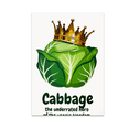 thumbnail image 1 of Cabbage: The Underrated Hero of the Veggie Kingdom - Kitchen Decor - 13x19 Poster Print, 1 of 4