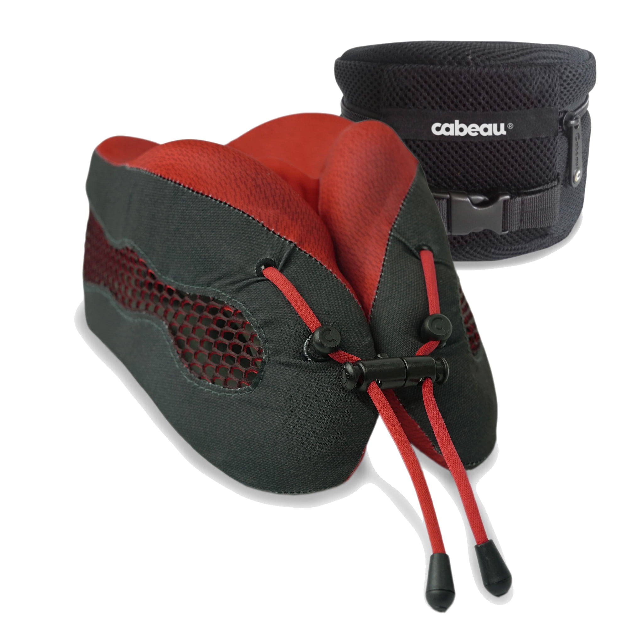 Cabeau Evolution Cool Travel Pillow, Black, Dual-Density Memory