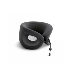 Cabeau Evolution X Adjustable Memory Foam Travel Neck Pillow, Diamond - Black/White