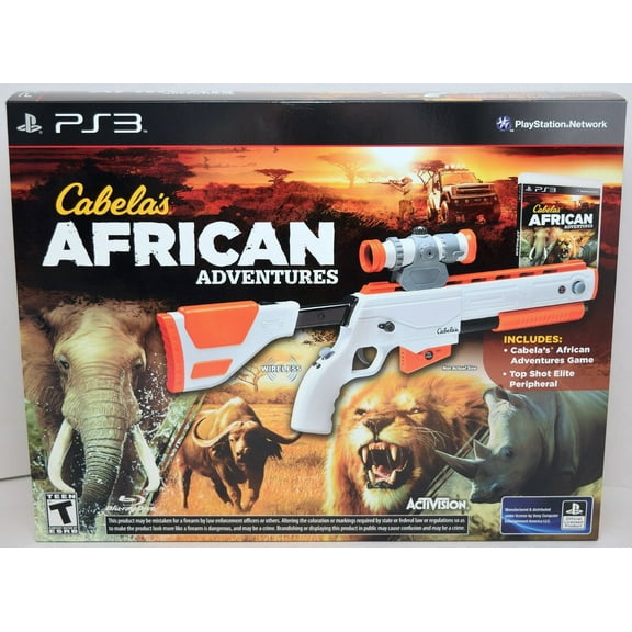 PS3 Cabelas African Adventures Bundle wi