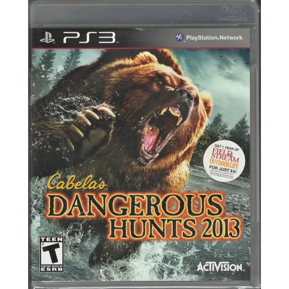 Cabela''s Dangerous Hunts 2013 PS3 (Brand New Factory Sealed ) PlaySta