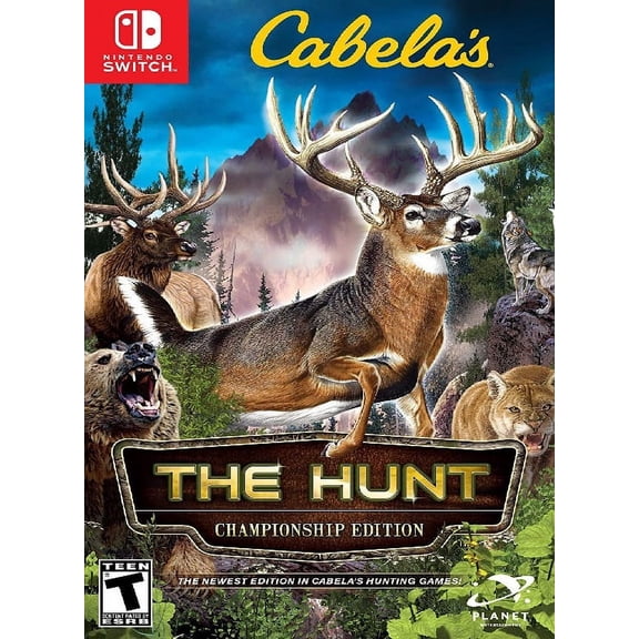 Restored Cabela's: The Hunt Championship Edition Nintendo Switch Physical Hunting Game