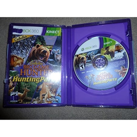 Cabelas Big Game Hunter: Hunting Party Xbox 360 Video Game Kinect Game Only