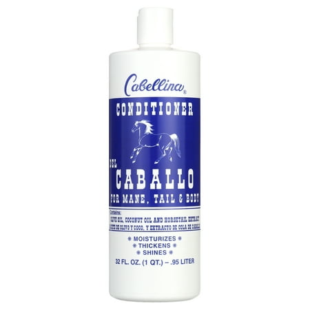 Cabellina del Caballo Moisturizing Conditioner with Horsetail Plant Extract, Strengthens and Nourishes Hair, Suitable for All Hair Types, 32 fl oz Bottle.