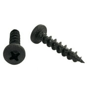 Cabentry Brand | Wood Screws | Pan Head | Phillips Drive | #10 | 1 Inch | Deep Thread | Sharp Point | Black Phospate Finish | 1000 Pack