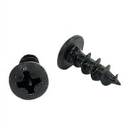 Cabentry Brand | Wood Screws | Pan Head | Phillips Drive | #6 | 3/8 Inch | Deep Thread | Sharp Point | Black Phospate Finish | 33000 Piece Box