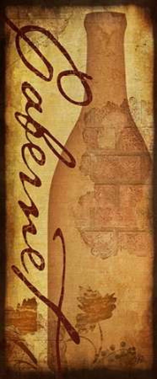 Cabernet Canvas Art - Jennifer Pugh (24 x 48)