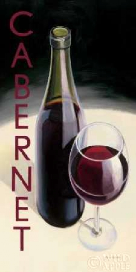 Cabernet Canvas Art - Marco Fabiano (10 x 20)