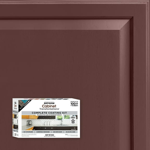 Cabernet, Rust-Oleum Cabinet Transformations Satin Coating Kit-38039009T, Quart