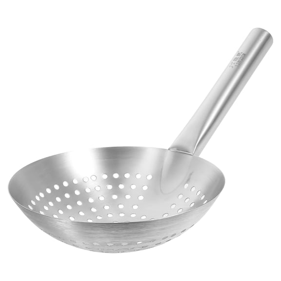 Cabilock 16.14 Inch Stainless Steel Fine Mesh Skimmer Spoon Multi-Functional Oil Strainer for Frying Pasta Vegetables Poached Eggs Kitchen Utensil Y101