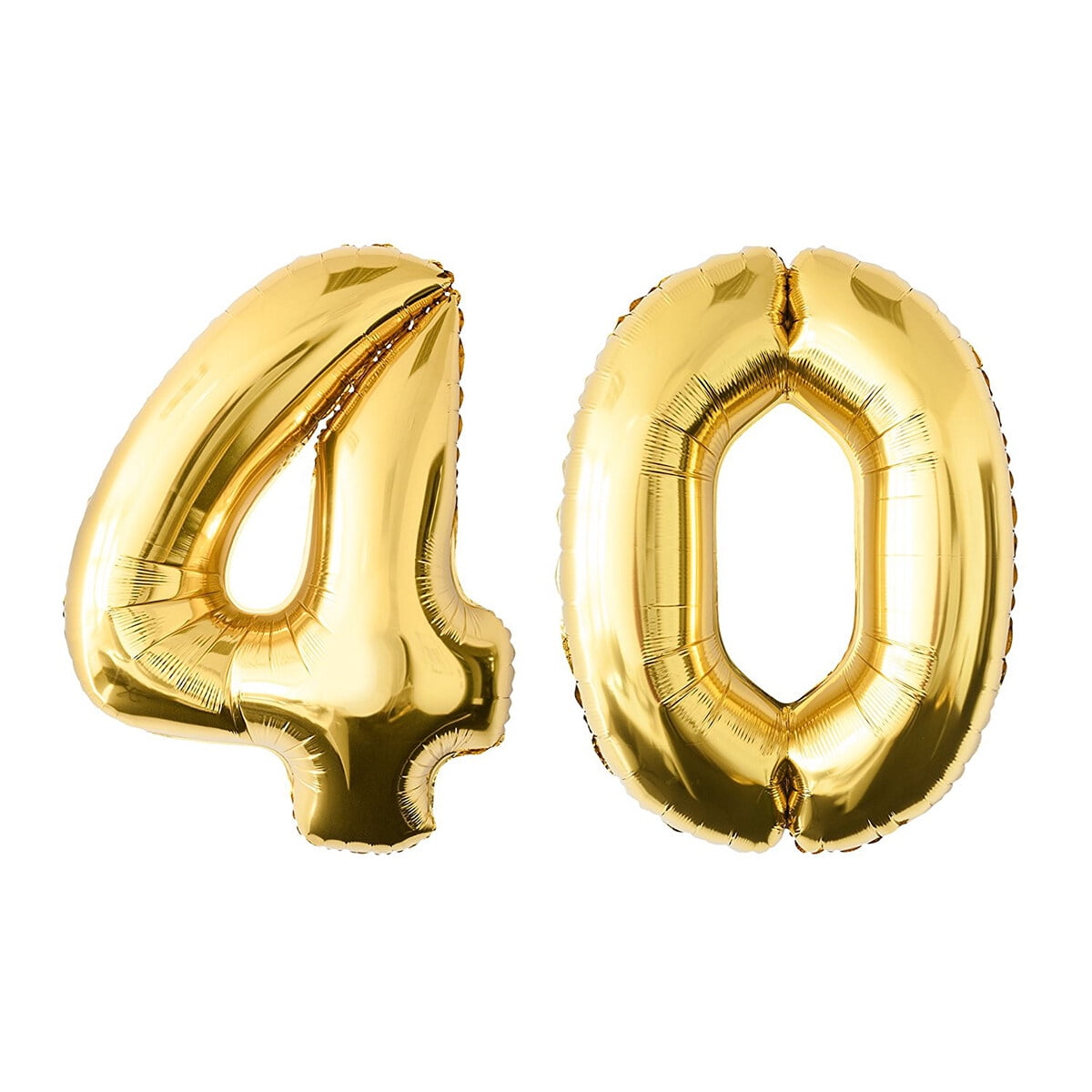Cabilock 40 Inch Gold Number 40th Balloon Party Festival Decorations Birthday Anniversary Jumbo Foil Balloons Party Supplies Photo Props