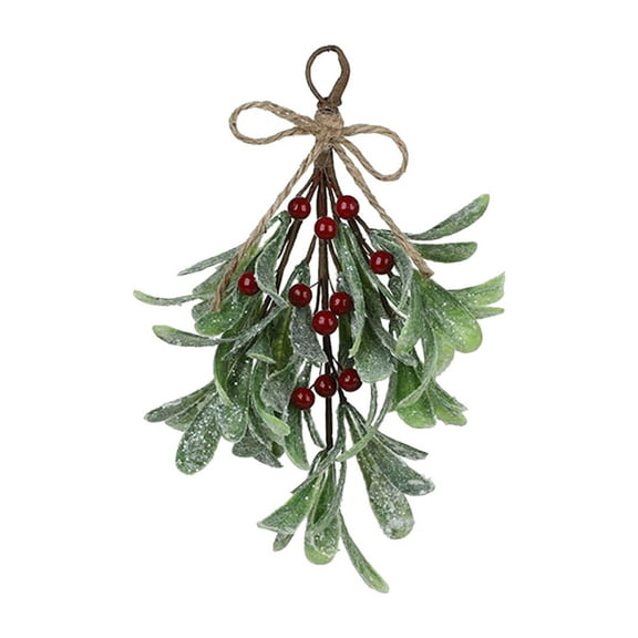 Cabilock Mistletoe Mistletoe Berries Christmas Mistletoe Branch Christmas Floral Branch Xmas Mistletoe Pick Mistletoe Branch Door Mistletoe Artificial Flowers Home Decor