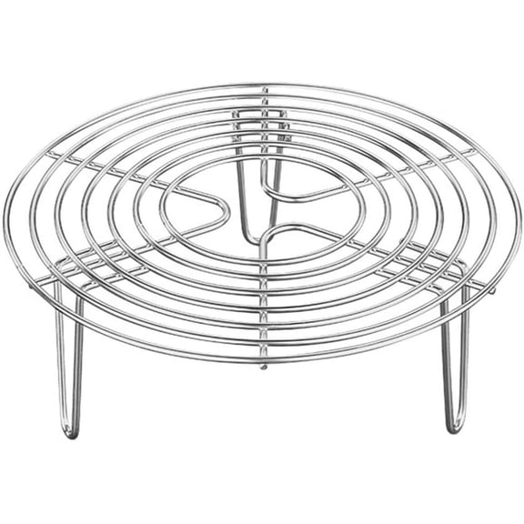 Cabilock Round Cooking Rack Stainless Steel Steamer Rack Grilling Rack Canning Rack Cooling Rack for Baking Canning Cooking 7.9x2.8 inch