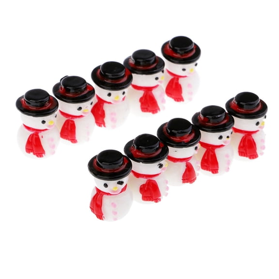 Cabin Accessories Snowman Decoration Resin Buttoned Snowman
