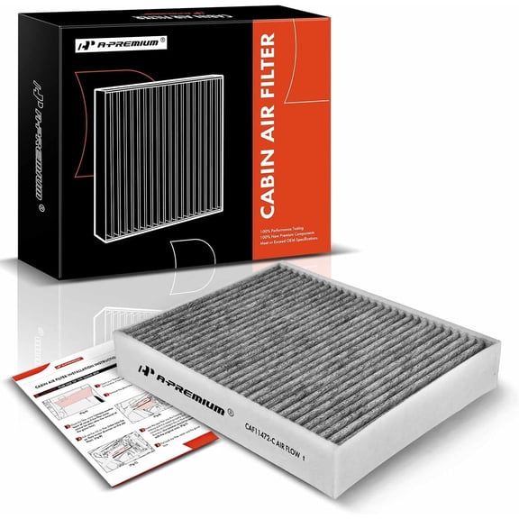 Cabin Air Filter with Activated Carbon Compatible with BMW 320i, 320i xDrive, 328d, 328i, 330e, 330i, 330i xDrive, 335i, 428i, 430i, 435i, 440i, 228i, 230i, M2, M3, M4, ActiveHybrid 3, RWD