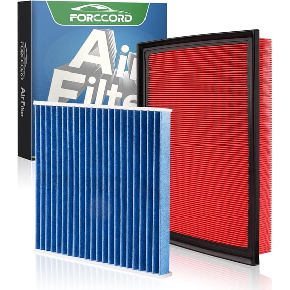 Cabin Air Filter and Engine Air Filter Fits for 4RUNNER 4.0L (2024-2010), GX460 4.6L (2023-2010) Activated Carbon Cabin Filter Replacement CF10285 1780138051