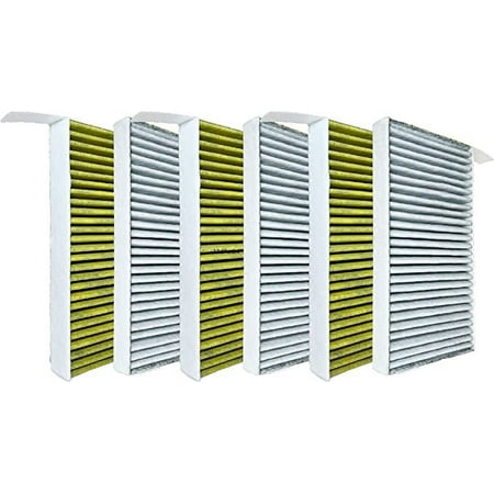 Cabin Air Filter Replacement Activated Carbon For Tesla Model 3 (2017-2021) / Model Y (2020-2021) Part 1107681-00-A CP681 | Size 9.5" x 5.5" x 1.25" | Pack of 6