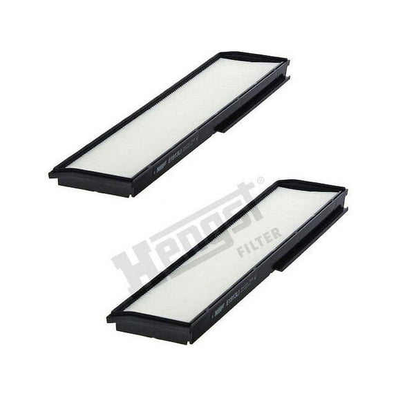 Cabin Air Filter Set - Compatible with 2007 - 2018 BMW X5 2008 2009 2010 2011 2012 2013 2014 2015 2016 2017