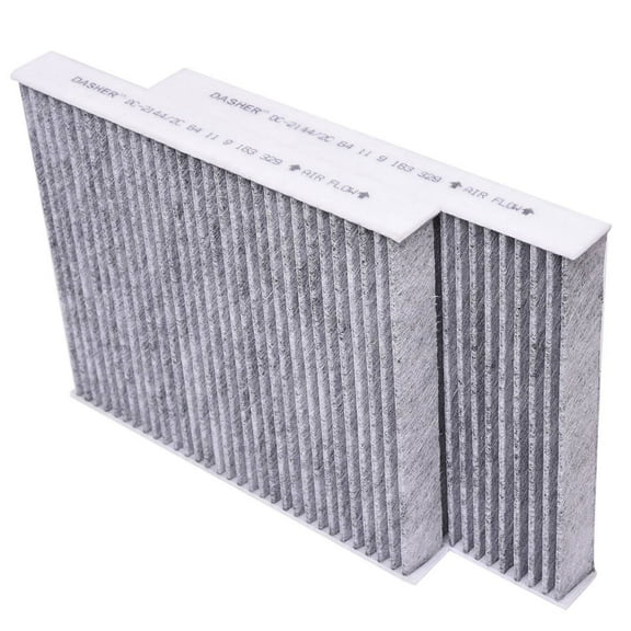 Cabin Air Filter Set for BMW for F10 F11 F18 535i 528i M6 for All Year Dual Layer Protection 64119163329