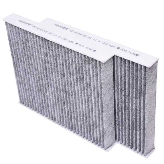 Cabin Air Filter Set for BMW for F10 F11 F18 535i 528i M6 for All Year Dual Layer Protection 64119163329