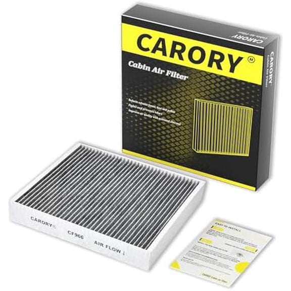 Cabin Air Filter w/Activated Carbon for Chevy, GMC, Cadillac, Buick Select Models - Silverado, Sierra, Equinox, Acadia, Blazer, Colorado, Malibu, Tahoe, Terrain, Traverse, Trailblazer and More