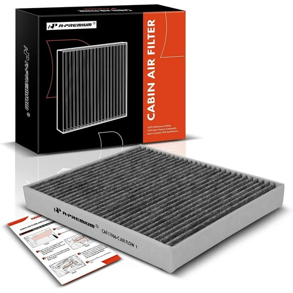 Cabin Air Filter w/Activated Carbon Compatible with Chevy, GMC, Cadillac & Buick - Camaro, Colorado, Equinox, Impala, Malibu, Silverado, Traverse, Sierra, Yukon, Escalade, ATS, CT4, Enclave