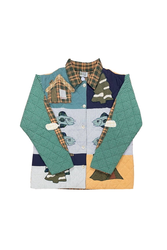 Cabin Bear Quilted Cotton Outerwear Jacket, Men's