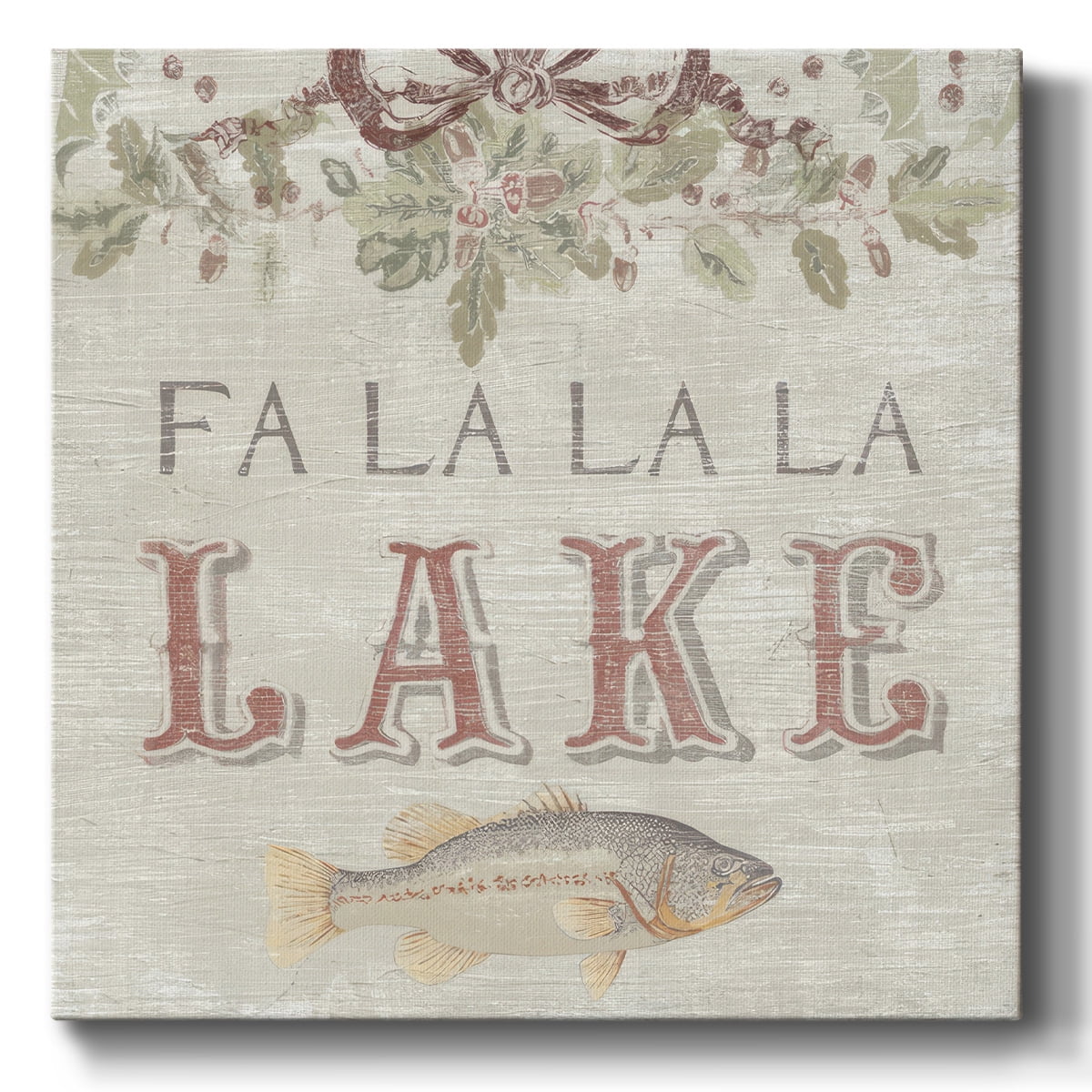 Cabin Christmas Collection A- Gallery Wrapped Canvas