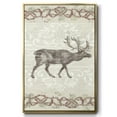 thumbnail image 1 of Cabin Christmas Collection B - Framed Gallery Wrapped Holiday Canvas - 17 x 25 - Gold Frame, 1 of 8