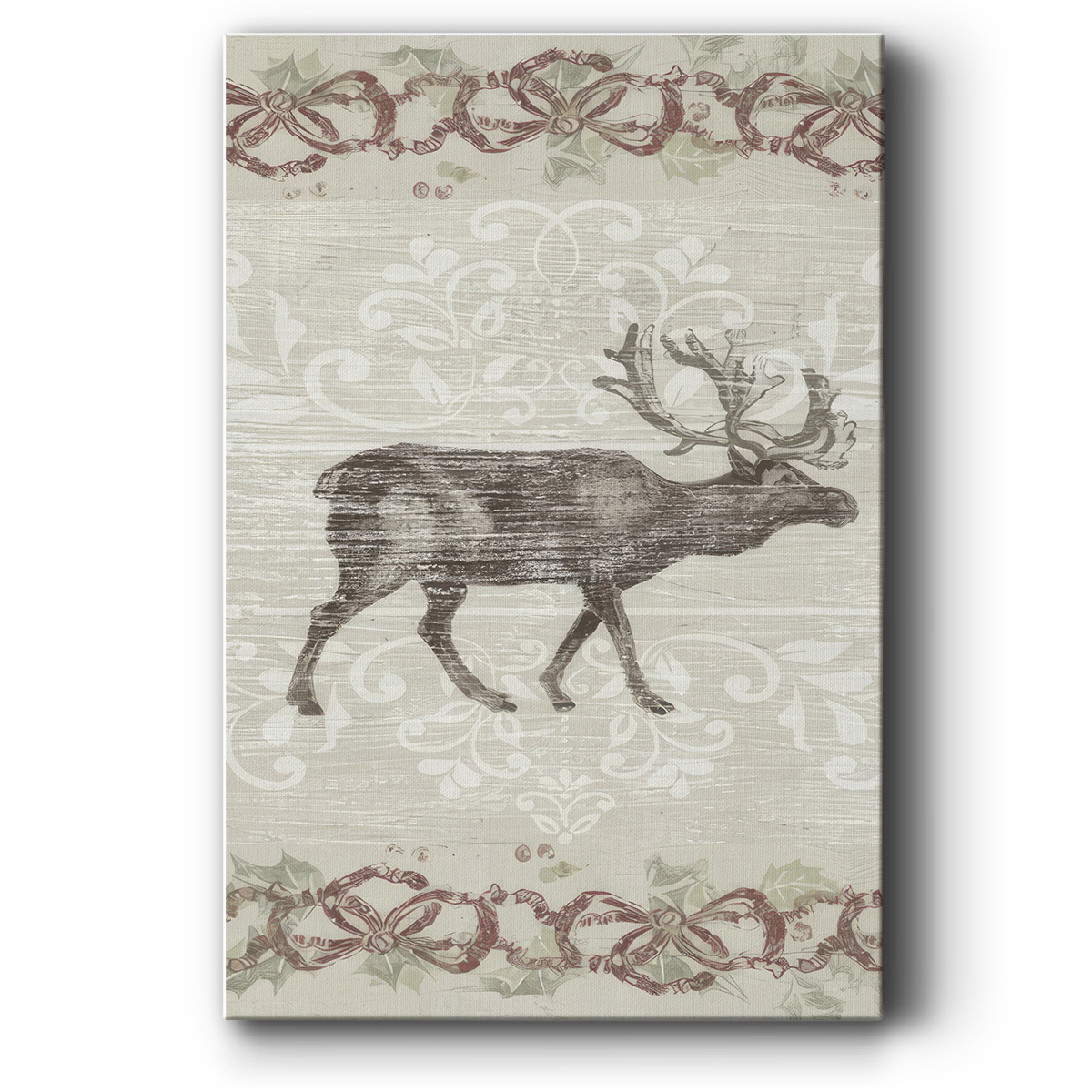 Cabin Christmas Collection B- Gallery Wrapped Canvas